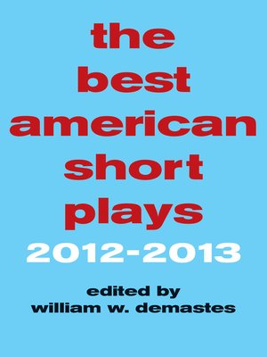 cover image of The Best American Short Plays 2012-2013